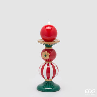 EDG Enzo De Gasperi Portacandela Sfera H23 cm