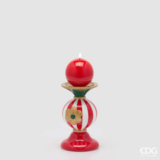 EDG Enzo De Gasperi Portacandela Sfera H18 cm