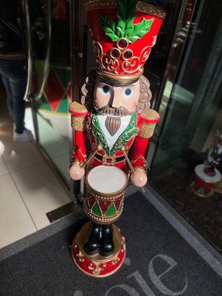 Timstor Nutcracker Soldier with LED Drum and Music H153 cm