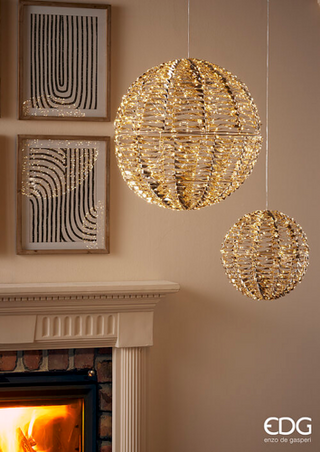 EDG Enzo De Gasperi Sfera Luminosa Gigante Stripes 1440 Microled D70 cm