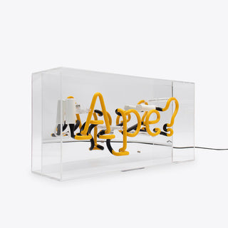 Locomocean Insegna Neon Ape? Acrylic Box