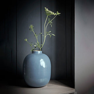 Pip Studio Metal Vase 32 cm Blue