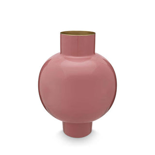 Pip Studio Large Metal Vase 31.5x42 cm Pink