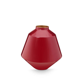 Pip Studio Vaso Metal Medio 35 cm Rosso Scuro