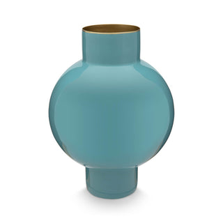 Pip Studio Small Metal Vase Sea Green 18x24 cm