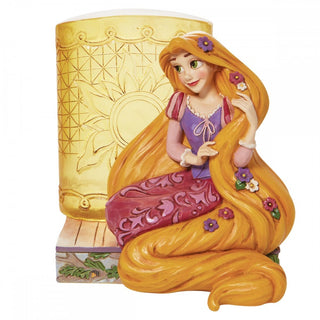 Enesco Figura de Rapunzel de colores con linterna
