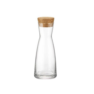 Botella RCR Ypsilon de vidrio resistente con tapón de corcho 1 L