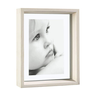 Mascagni Casa Cornice Portafoto in Legno Massello 10x15 cm Bianco