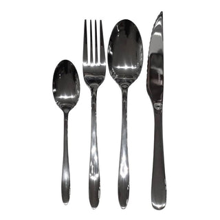 Guzzini 24-piece cutlery set in stainless steel