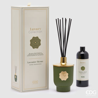 EDG Enzo De Gasperi Profumatore Bottiglia Luxury 500 ml Lavanda e Timo