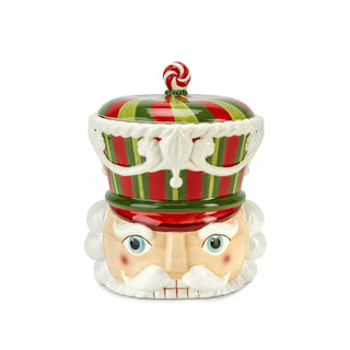 Fade Crazy Xmas Tarro de galletas navideño de cerámica Al. 25 cm