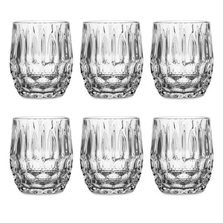 Fade Set of 6 Jade Water Glasses in Glass 300 ml