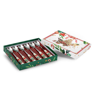 Fade Set mit 6 Astro Weihnachtslöffeln 19x17x3 cm