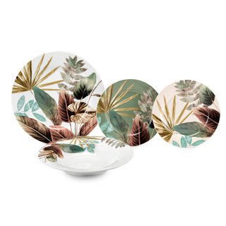 Fade 18-teiliges Malika 2.0 Weihnachtstischservice aus Porzellan