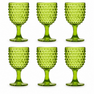 Fade Set 6 Calici Ibiza 300 ml in Vetro Verde