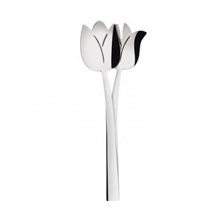 Bugatti Tulipano Stainless Steel Salad Servers