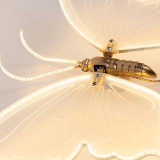 Eurolamp Decorazione Farfalla Animata con Led 100 cm