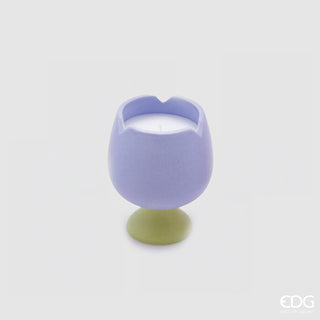 EDG Enzo De Gasperi Candela Tulipano H10,5 cm Viola