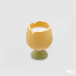 EDG Enzo De Gasperi Candela Tulipano H10,5 cm Giallo