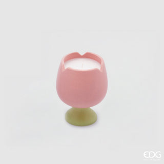 EDG Enzo De Gasperi Candela Tulipano H10,5 cm Rosa