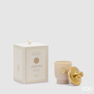 EDG Enzo De Gasperi Vela Perfumada De Lujo 120gr Loto Blanco