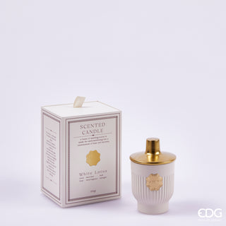 EDG Enzo De Gasperi Vela Perfumada De Lujo 120gr Loto Blanco