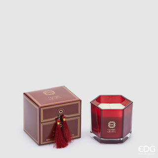 EDG Enzo De Gasperi Candela Classic con Profumo Rossa D8,5 cm