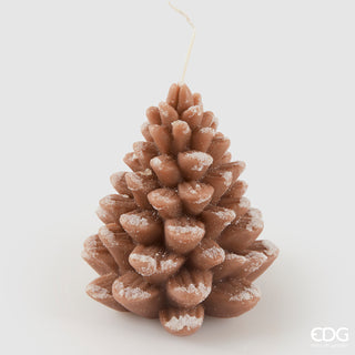 EDG Enzo De Gasperi Tannenzapfenkerze H14 D12,5 cm