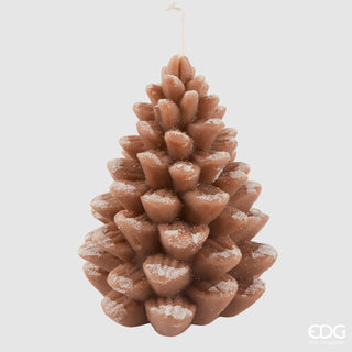 EDG Enzo De Gasperi Tannenzapfenkerze H16 D13,5 cm