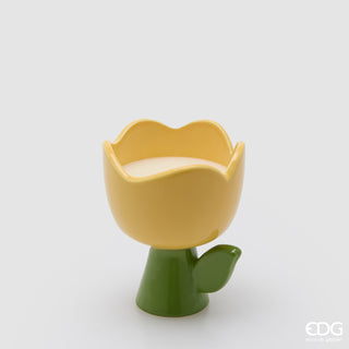 EDG Enzo de Gasperi Candela Tulip con Profumo H11 cm Giallo