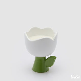 EDG Enzo de Gasperi Candela Tulip con Profumo H11 cm Bianco