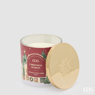 EDG Enzo De Gasperi Candela Noel Profumata Sidro di Mele H10 D10 cm