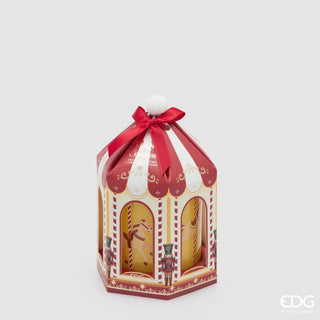 EDG Enzo De Gasperi Candela Giostra Carosello con Profumo H9 cm
