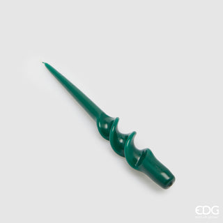 EDG Enzo De Gasperi Candela Twist Verde H29 cm