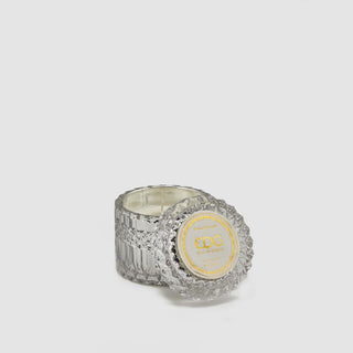 EDG Enzo De Gasperi candela Crystal Natural in vetro h 8,5 cm Bacche di Cocco