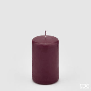 EDG Enzo De Gasperi candela classica moccolo H10 cm Dark Red