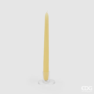 EDG Enzo De Gasperi - Juego de 10 velas cónicas, altura 28 cm, color amarillo