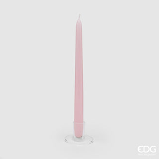 EDG Enzo De Gasperi - Juego de 10 velas cónicas, altura 28 cm, color rosa