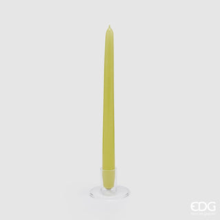 EDG Enzo De Gasperi - Juego de 10 velas cónicas, altura 28 cm, color verde lima