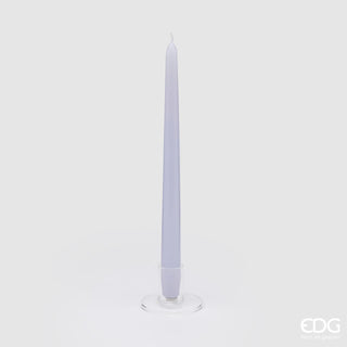 EDG Enzo De Gasperi - Juego de 10 velas cónicas, altura 28 cm, color blanco hielo
