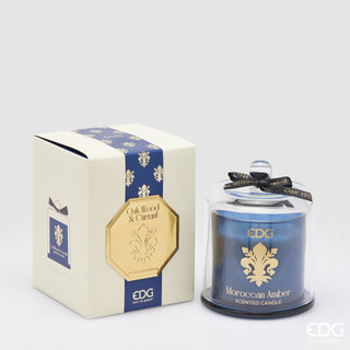 EDG Enzo De Gasperi Candela Con Cupola Goldlily H15 cm Quercia Nera