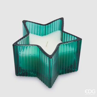 EDG Enzo De Gasperi Grüne Sternkerze H8 cm