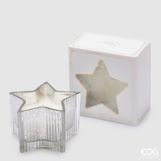 EDG Enzo De Gasperi Weiße Sternkerze H8 cm