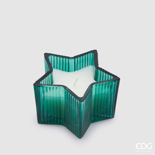 EDG Enzo De Gasperi Grüne Sternkerze H6,5 cm