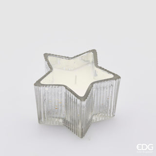 EDG Enzo De Gasperi Weiße Sternkerze H6,5 cm