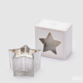 EDG Enzo De Gasperi Weiße Sternkerze H6,5 cm