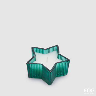 EDG Enzo De Gasperi Grüne Sternkerze H4 cm