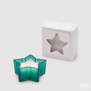 EDG Enzo De Gasperi Grüne Sternkerze H4 cm