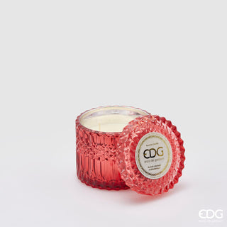EDG Enzo De Gasperi candela Crystal New H10,5 cm Grape Fruit