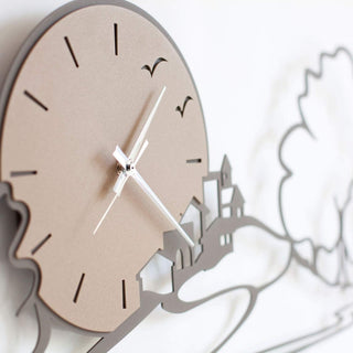 Arti e Mestieri Mud Landscape Clock 98 cm